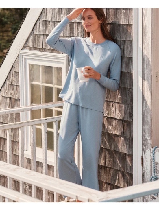 LAKE Other - LAKE Relax Pants Set in Dusty Blue Pajama Loungewear Set Large